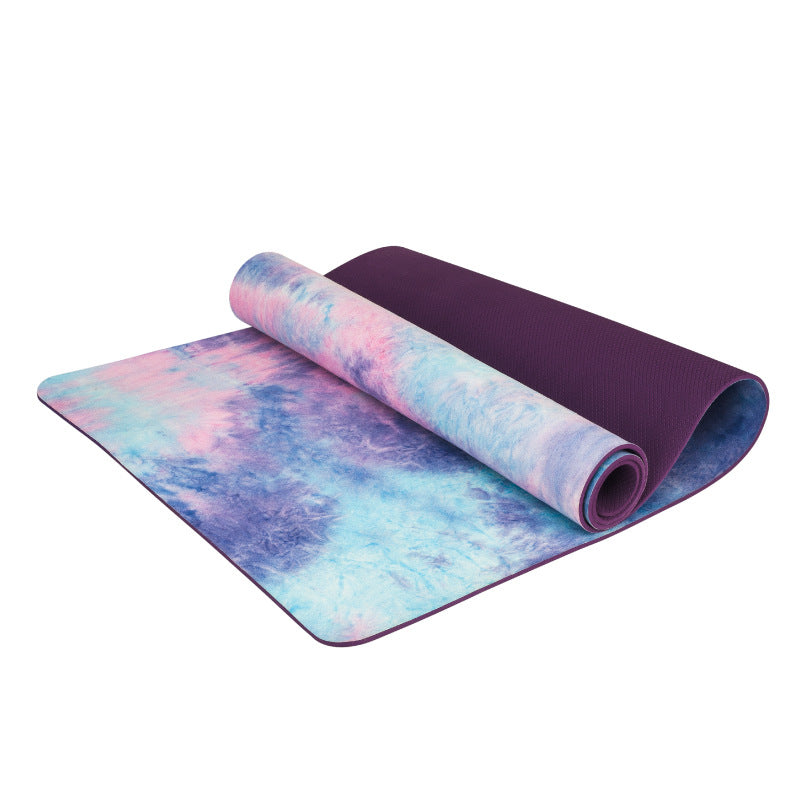 Suede Tie-dye Yoga Mat - Podwave